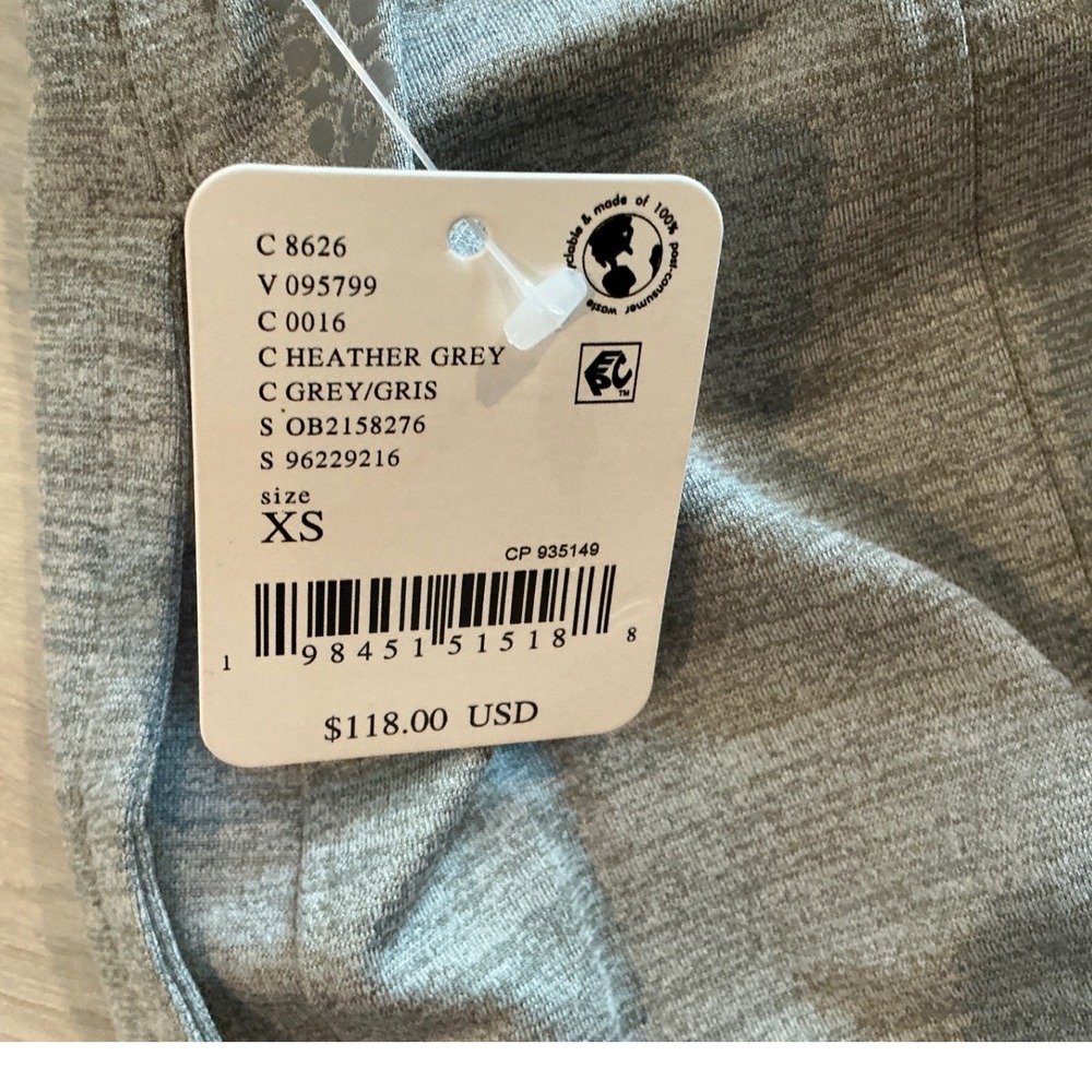Free People Movement Heather Grey Jogger Sweatpants XS Logo Waistband New W/ Tag - Picture 7 of 7